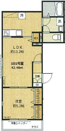 La Grande Pierre101の間取り