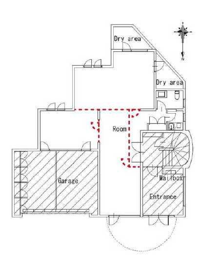Listia Nakameguro Building(リスティア中目黒ビルディング)1Fの間取り