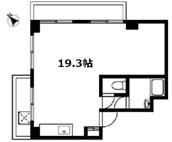 パークサイドマンション池尻306の間取り