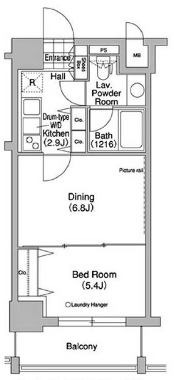 コンフォリア駒澤802の間取り
