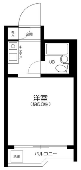 学芸大イーストハイツ401の間取り