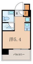 プラウド中目黒409の間取り