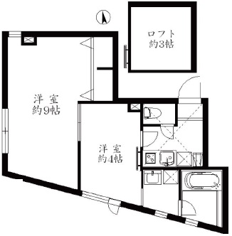 バーミープレイス駒場東大前105の間取り