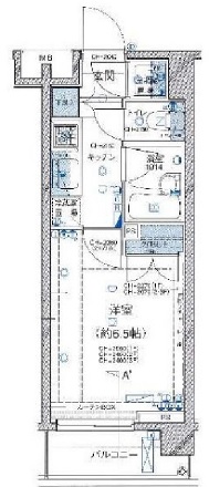 パレステュディオ代々木上原111の間取り