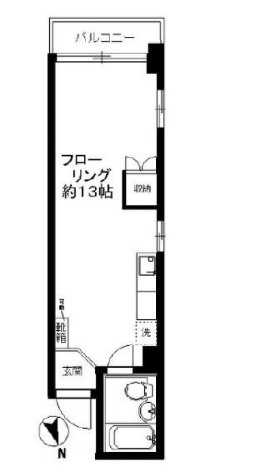 ビラネージュ203の間取り