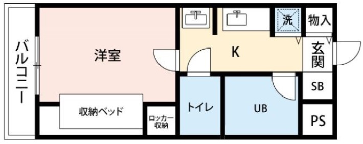 サンロイヤル東山　705の間取り