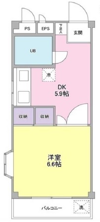 リバーハイツ101の間取り