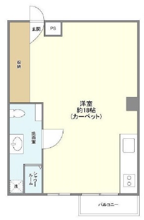 渋谷コープ507の間取り