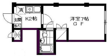 メゾンブロー102の間取り