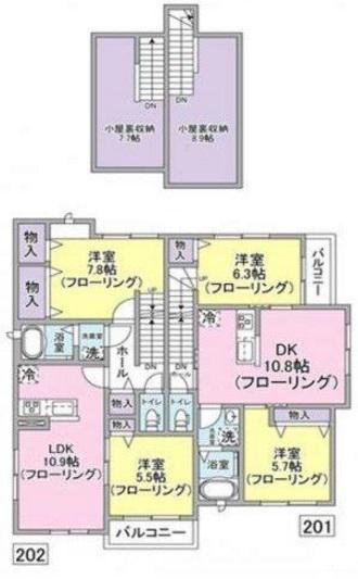 collins中目黒201の間取り