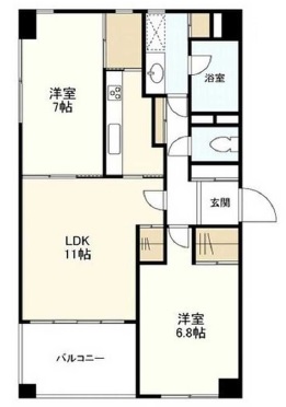 サンテラス代々木上原303の間取り