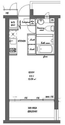 BPRレジデンス祐天寺0005の間取り