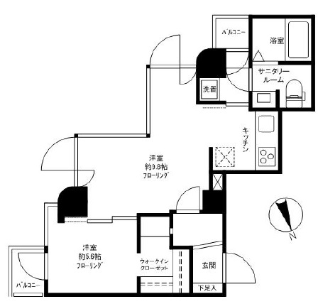 GRAND駒沢公園304の間取り