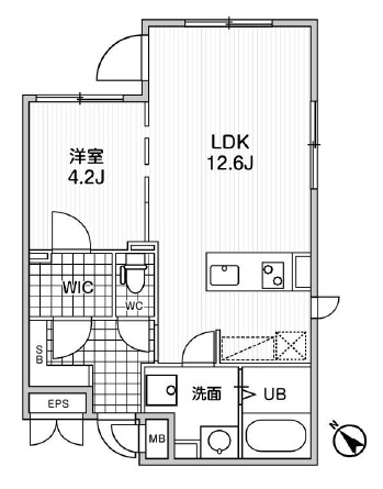 MDM駒沢大学204の間取り