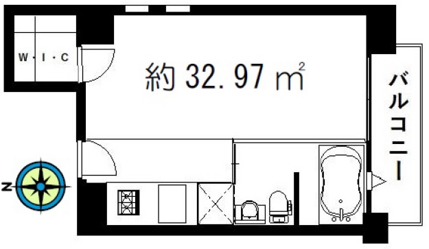 ベルファース駒場201の間取り