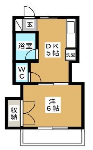 ロイヤルハイツ203の間取り
