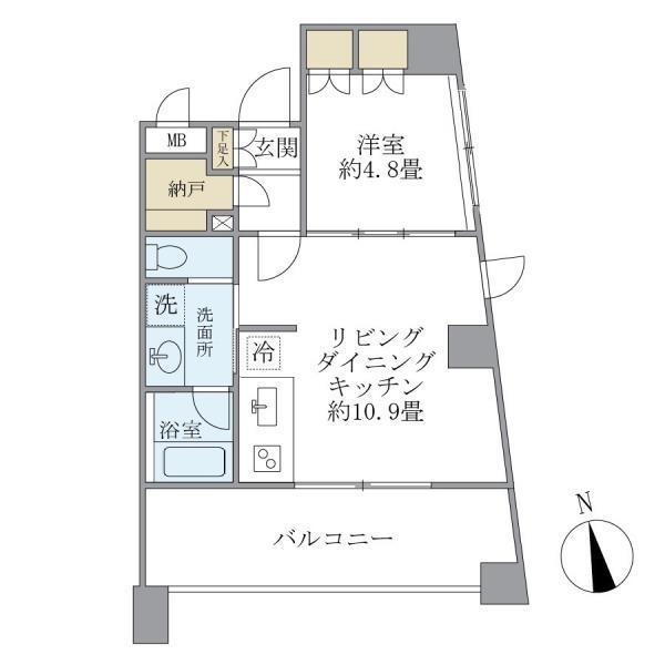 KDXレジデンス駒沢公園306の間取り