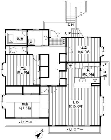 Residence Gakugeidai　(レジデンス学芸大)3の間取り