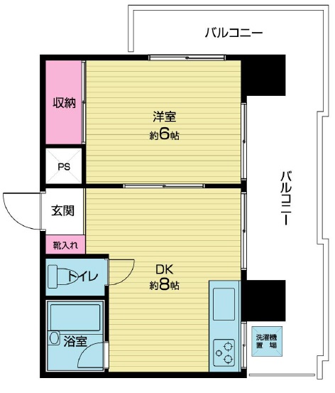 パラスト目黒三丁目306の間取り