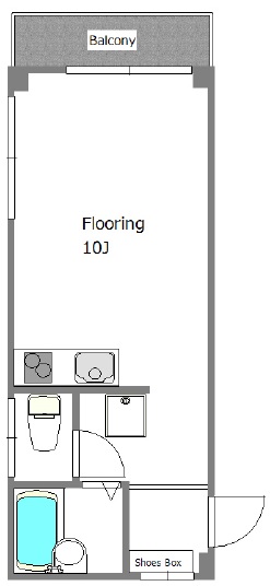ワイズカーサ池尻大橋201の間取り