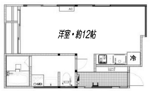 エムクラフト三軒茶屋101の間取り