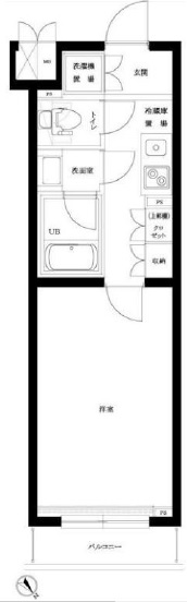 ルーブル駒沢大学参番館206の間取り