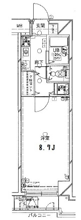 シンシア学芸大学セカンドステージ208の間取り