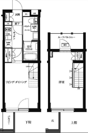 セジョリ三軒茶屋305の間取り