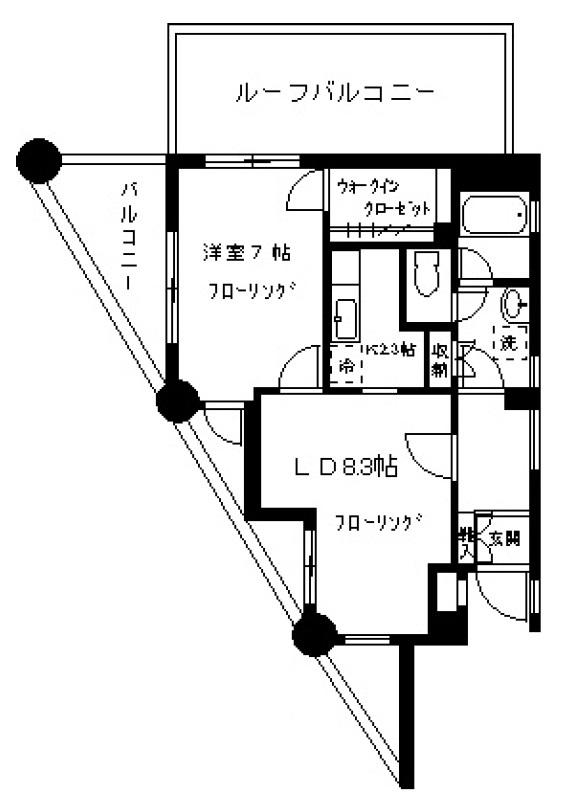 アップライゼ青山501の間取り