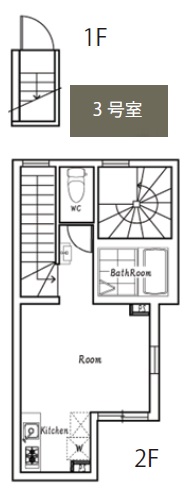 ポルトグランデ目黒かむろ坂3の間取り