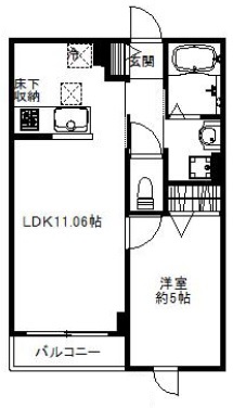 イムーブルドコリーヌ203の間取り