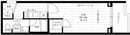 ステージファースト世田谷若林402の間取り