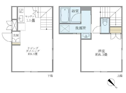 iON中目黒EAST(イオン中目黒イースト)403の間取り