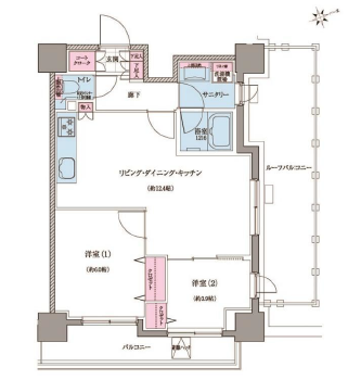 クレヴィアリグゼ世田谷松陰神社前901の間取り