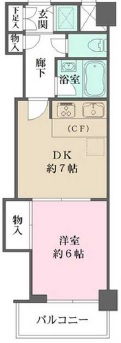 藤和シティコープ若林402の間取り