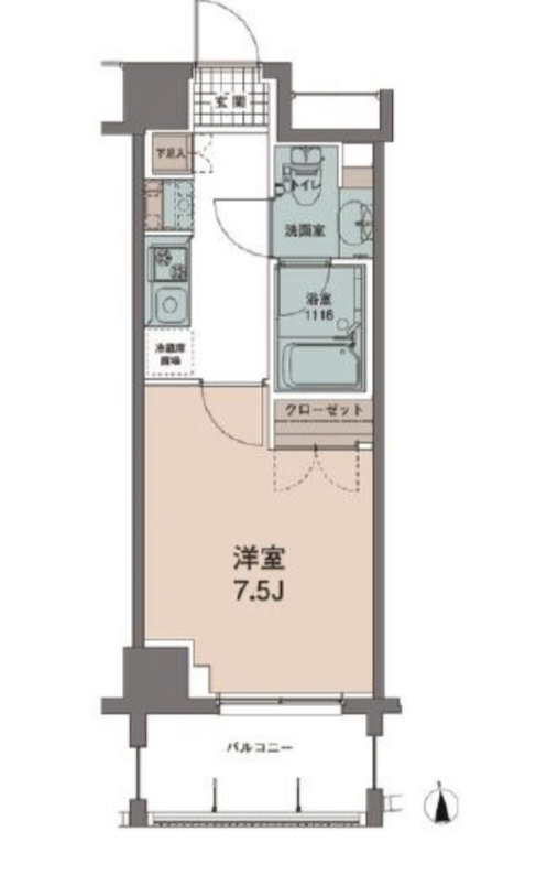 トワ・テ・メゾン704の間取り