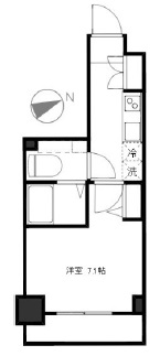 ラスカシエロ下北沢503の間取り