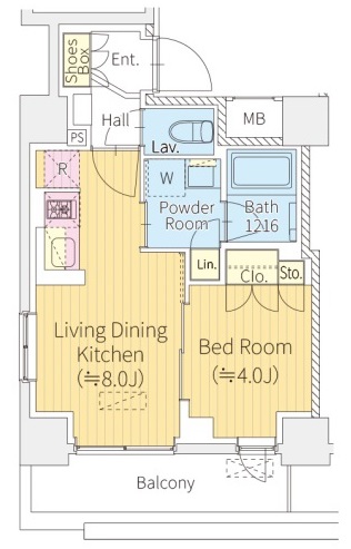 コモド目黒東山203の間取り