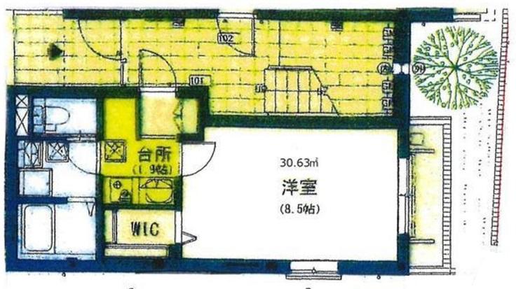 ドミール神宮前101の間取り