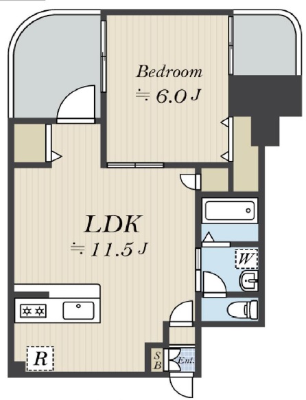 YMコート402の間取り