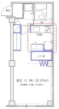 グリーンヒルズ405の間取り