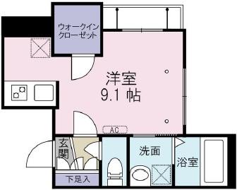 ティーズアネックス302の間取り