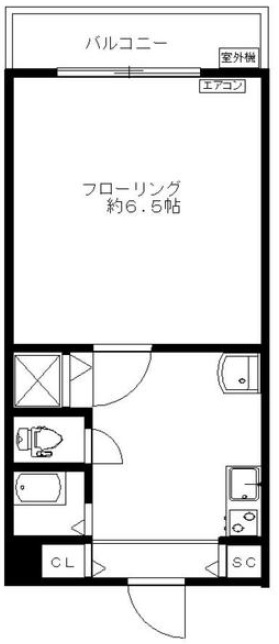 サンロイヤル東山　206の間取り