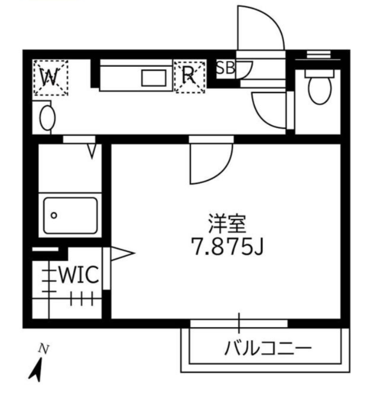 セレ中目黒202の間取り