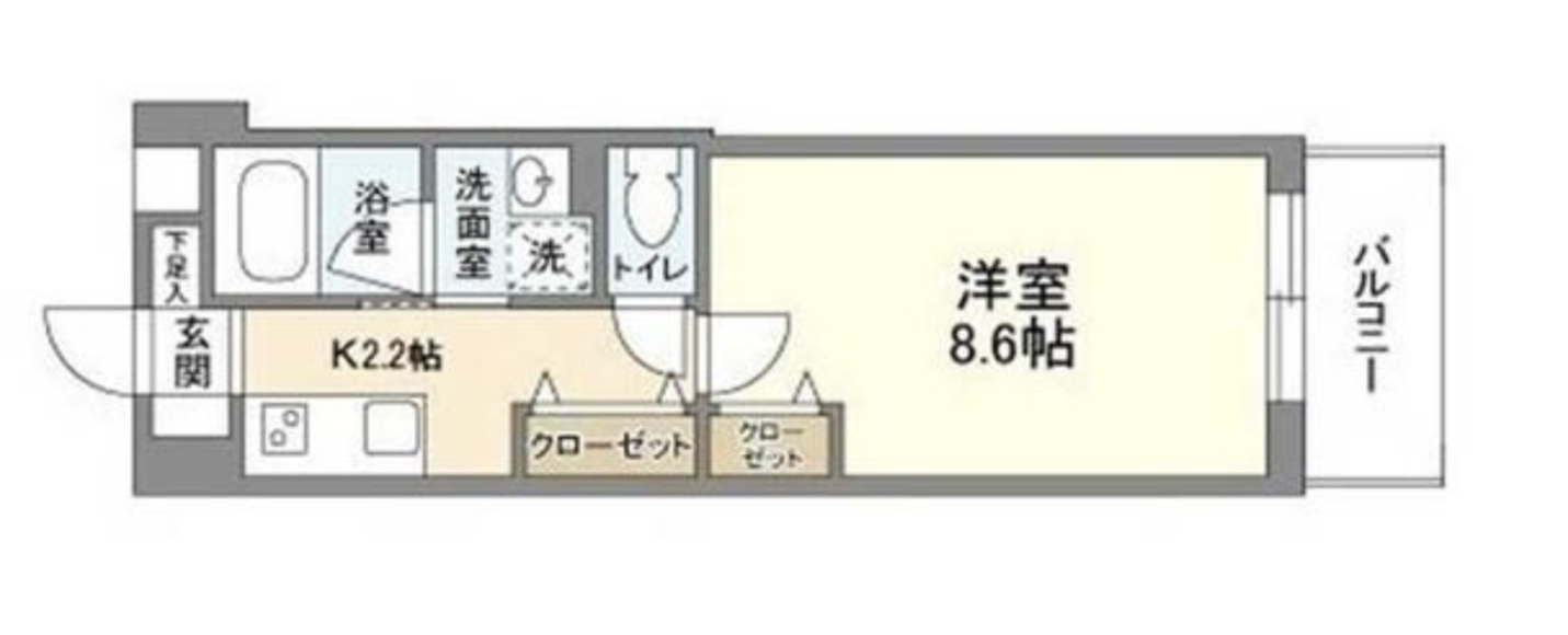 Gran Duo三軒茶屋Ⅳ（グランデュオ三軒茶屋フォー）204の間取り