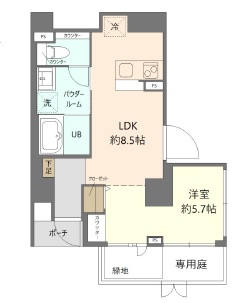 Di Foresta Kosugi101の間取り
