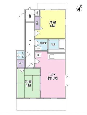 パークプラザ上用賀307の間取り