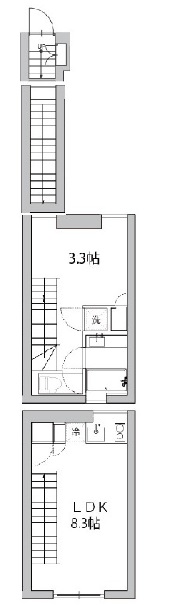 ファーレ代々木上原203の間取り