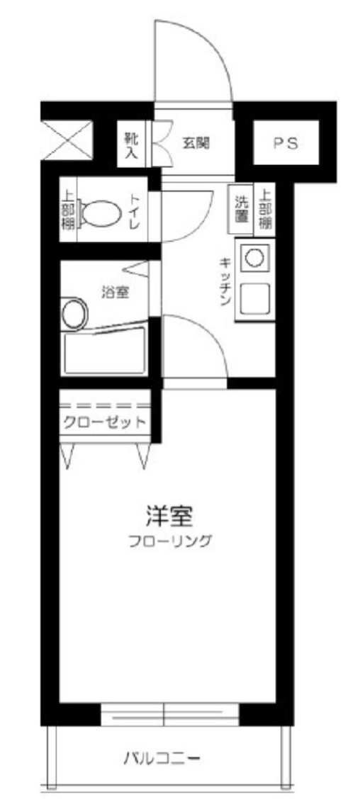 メインステージ三軒茶屋602の間取り