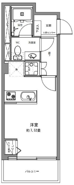 パーフェクトルーム7Fの間取り